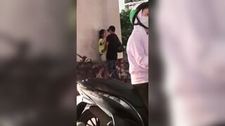 Clip Cặp Đôi Phang Luôn Ngoài Đường Tại Minh Khai, Hai Bà Trưng, Hà Nội