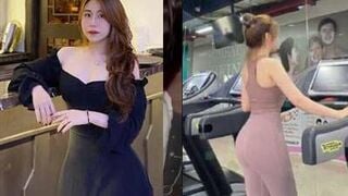 Diệu Linh 2k2 Ngày Đi Tập Gym Tối Banh Háng Cho Bố Đường Xả Tinh