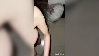 Hot Girl Hà Tĩnh vú căng lộ clip doggy trước gương , cho bạn trai xuất tinh lên vú