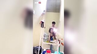gái xinh bím đẹp bị anh người yêu chơi bạo dâm