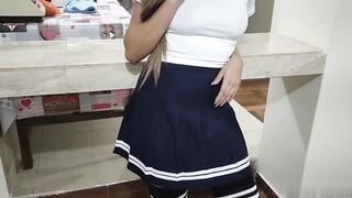 (Venezuela Sex)Tôi trừng phạt cô nữ sinh 18 tuổi xinh đẹp của tôi đụ cô ấy