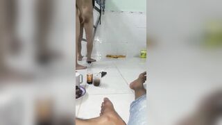 Gọi bạn về đụ mẹ vợ