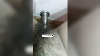em hàng chuppy bím múp thủ dâm bằng trụ gắn trên tường