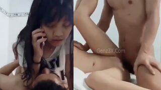 Clip Hot Thu Tuyền 2k6 Vừa Nghe Đt Vừa Địt Tư Thế Cưỡi Ngựa