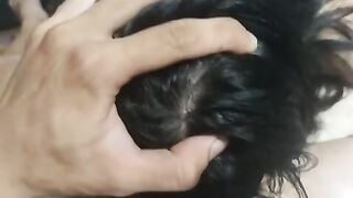 Đặng Thị Bình mặt baby bím múp some cùng với 2 con cu to dài sung sức