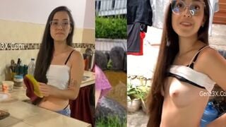 Clip Hot Gạ Em Hàng Xóm Đang Phơi Quần Lót Chịch Xã Giao