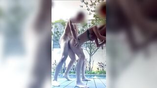 Pha 1 cân 2 bên hồ bơi của em mẫu ảnh bán chuyên Sài Gòn.