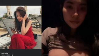 Clip Hot Mây Mây Xoa Ngực Ngoài Bãi Biển Về Đêm