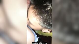 Được thằng em hàng xóm qua bú cu