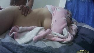 Lén Bóp Vú Sờ lồn, Nhìn con e Họ Sục Cặc khi nó ngủ mà ko dám djt nhau