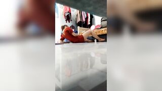 Quay lén chị gái ở nhà một mình nứng lồn quá thủ dâm