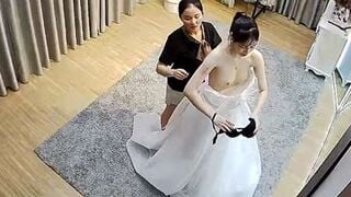 Sex Quay Lén Hack Cam Tiệm Váy Cưới Cô Dâu Thay Đồ