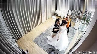 Sex Quay Lén Hack Cam Tiệm Váy Cưới Cô Dâu Thay Đồ
