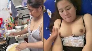 Sex Cô Vợ Đảm Đang Nấu Ăn Ngon Dâm Đãng Trên Giường