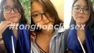 Bơm tinh 2 lần ngập lồn em girl phố
