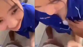 Sex Sục Cặc Cho Bạn Trai Trong Nhà Vệ Sinh Trường