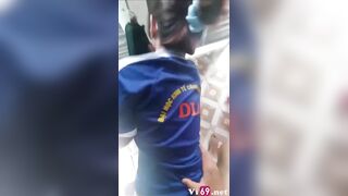 Chịch em sinh viên đại học kinh tế công nghiệp Long An DLA trong quán cà phê võng