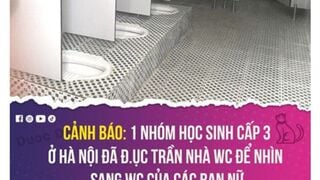 Sex Đục Trần Nhà Vệ Sinh Để Nhìn Sang Wc Các Bạn Nữ Ở Hà Nội