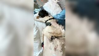 Clip Sex Xé quần tất rồi doggy em ghẹ mông tròn cực phê