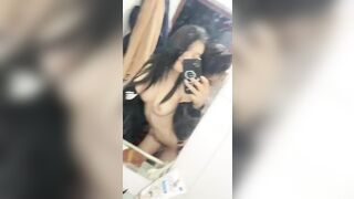 Clip Sex Cặp đôi sinh viên trẻ địt nhau trước gương