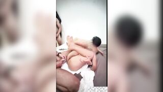 3 Em dâm nữ Việt some thác loạn bầy đàn hơn chục thằng Tây thế này thì còn gì là lồn