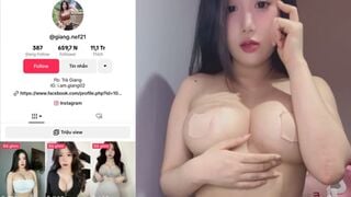 Em Trà Giang Vú To Hồng Hào Idol Tiktok (@giang.nef21) Chuyên Show Hàng Kiếm Tiền