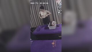 Bạn Gái Quang Hải Chu Thanh Huyền Tại Spa
