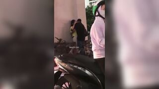 Cặp Đôi Phang Luôn Ngoài Đường Tại Minh Khai, Hai Bà Trưng, Hà Nội 3