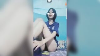 Em Học Sinh Fan Chelsea Tập Đưa Đẩy Trước Khi Làm Tình