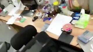 Tăng Ca Cùng Em Đồng Nghiệp Tóc Vàng Mông To