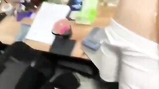 Tăng Ca Cùng Em Đồng Nghiệp Tóc Vàng Mông To