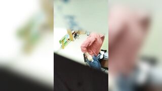 quay lén em hàng xóm mũm mĩm thay đồ