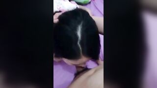 Há miệng chờ anh bắn tinh vào miệng để nuốt tinh