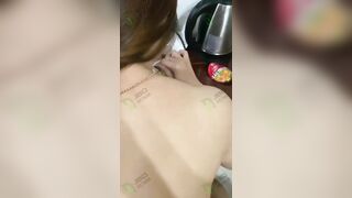 em sinh viên bị anh ny dập cho không kịp ăn nên vừa địt vừa húp mì tôm